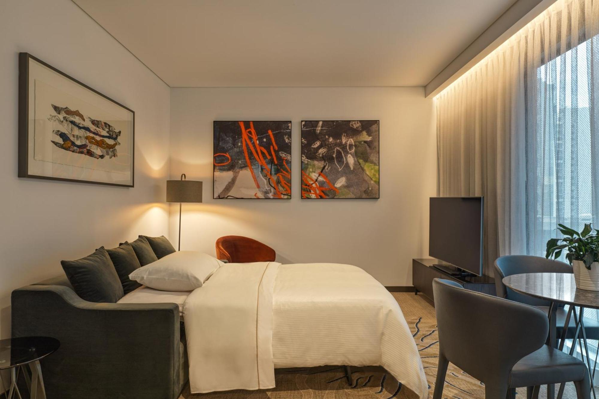 The Westin Brisbane Hotell Eksteriør bilde A bedroom at the hotel