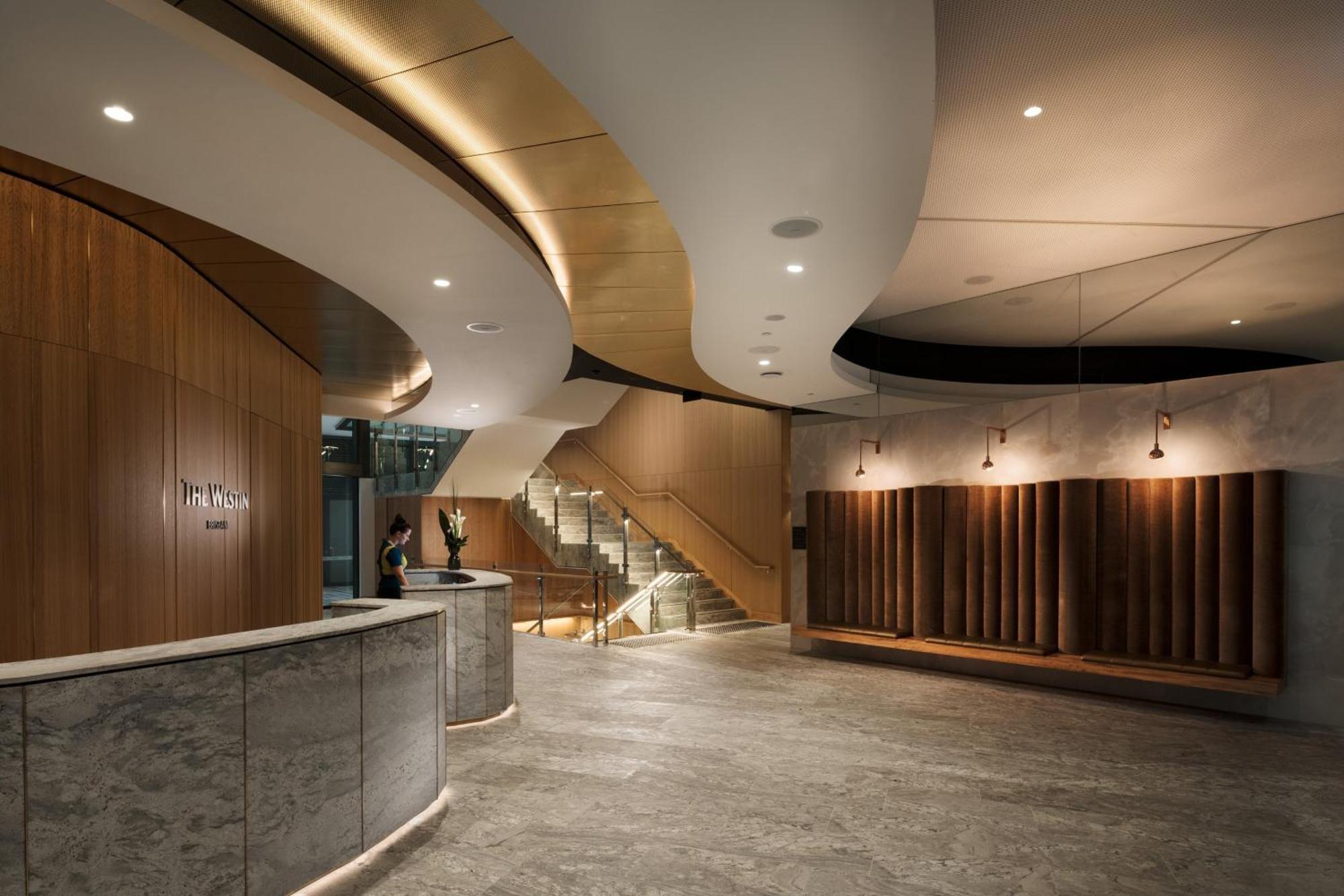The Westin Brisbane Hotell Eksteriør bilde The interior of the new building